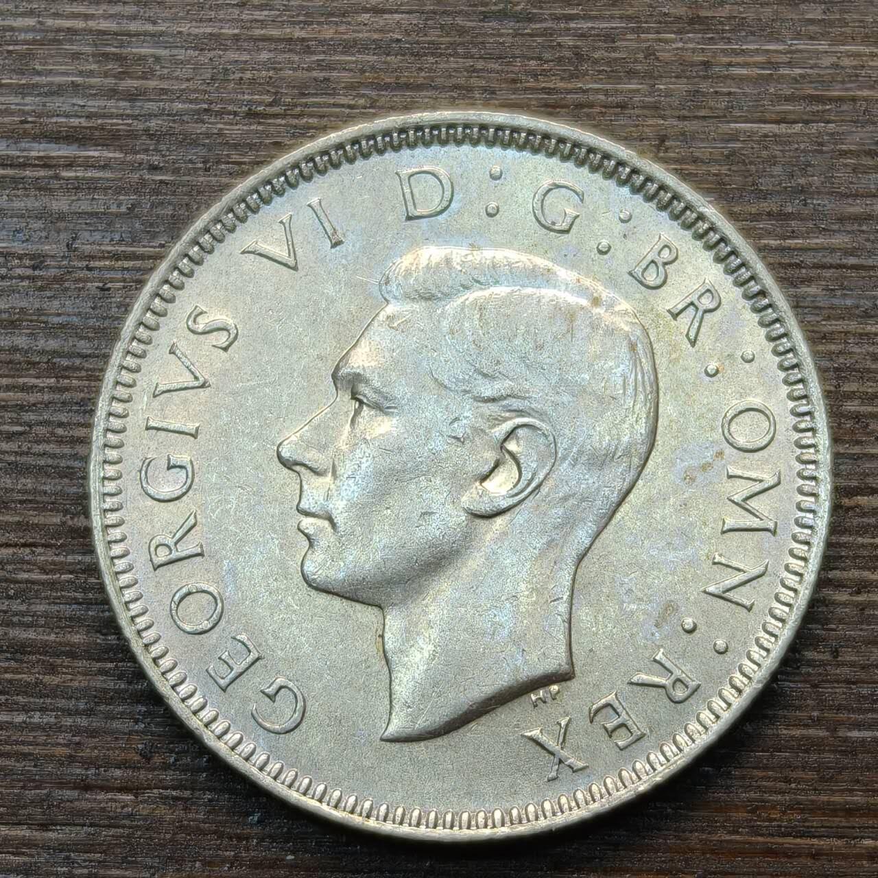 【春节前最后一拍，下一场3.3号】★第139加场★银币专场 不寄存，200包邮。不满200元，支付5元运费。《接受代拍 代送NGC评级》 62【无寄存】1946年 英国 1先令 银币