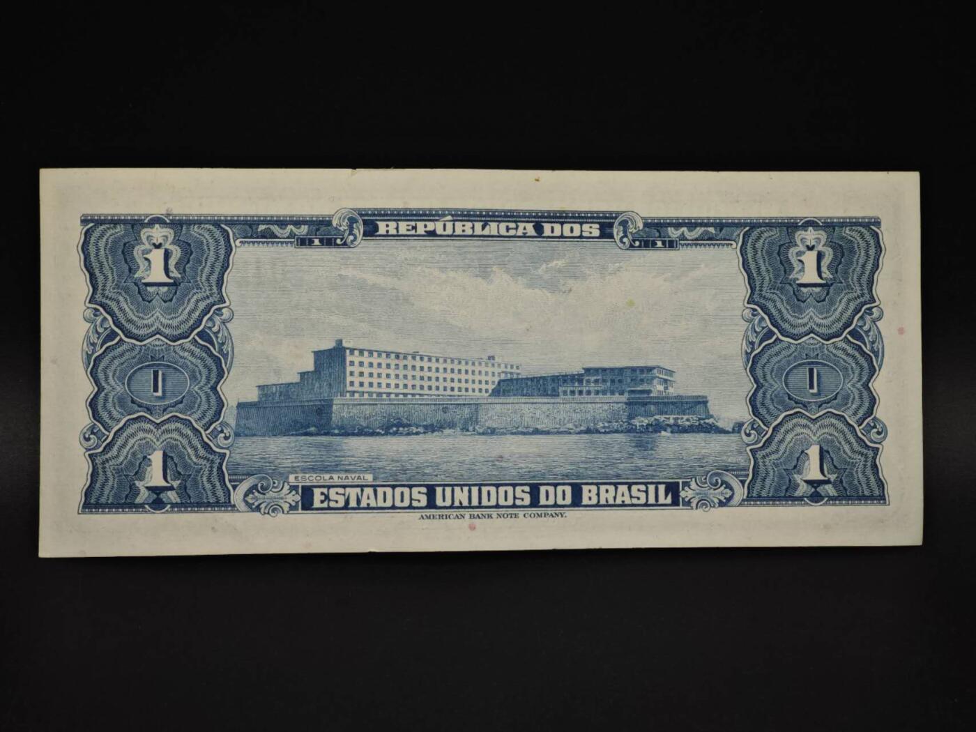 【淘币小摊】实时拍第八百五十九拍   无佣金福利纸币场   满百包邮可预留二周 每周一统一发货   巴西1克鲁塞罗纸币【有折】