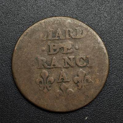 【淘币小摊】限时拍第八百六十拍  老铜币场  满百包邮可预留两周  周一统一发货  - 法国1LIARD铜币