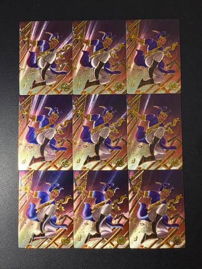 NO.23 好又多金牌大场，年前倒数第2期！每周一站式配齐，方便凑单！（周6晚8点截拍，卖家送拍0抽成！） - 道义水浒 热门人物小尉迟孙新 九宫一套 共9张流沙粗闪卡