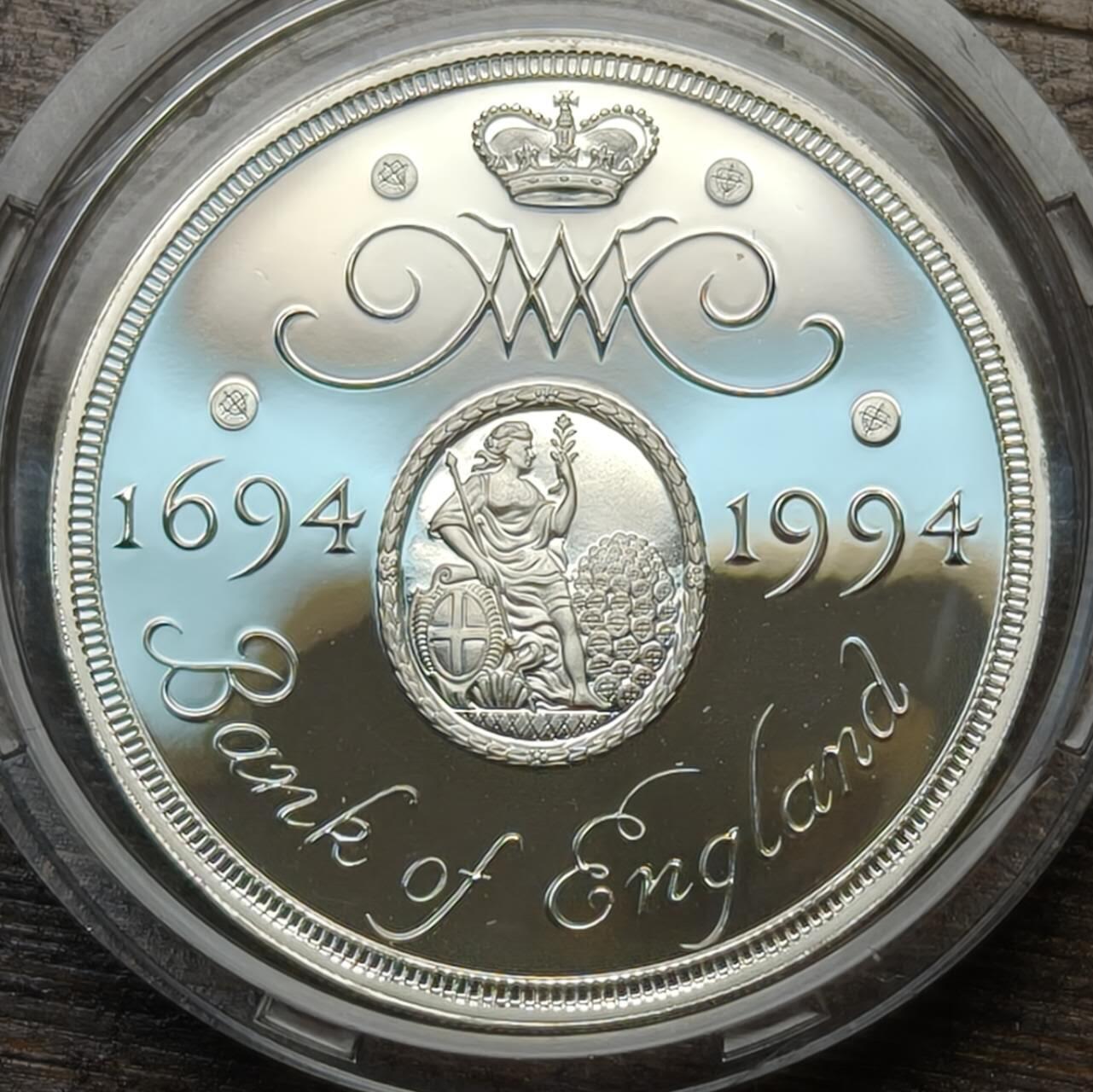 【春节前最后一拍，下一场3.3号】★第139加场★银币专场 不寄存，200包邮。不满200元，支付5元运费。《接受代拍 代送NGC评级》 109【无寄存】英国 1994年 2磅 银币