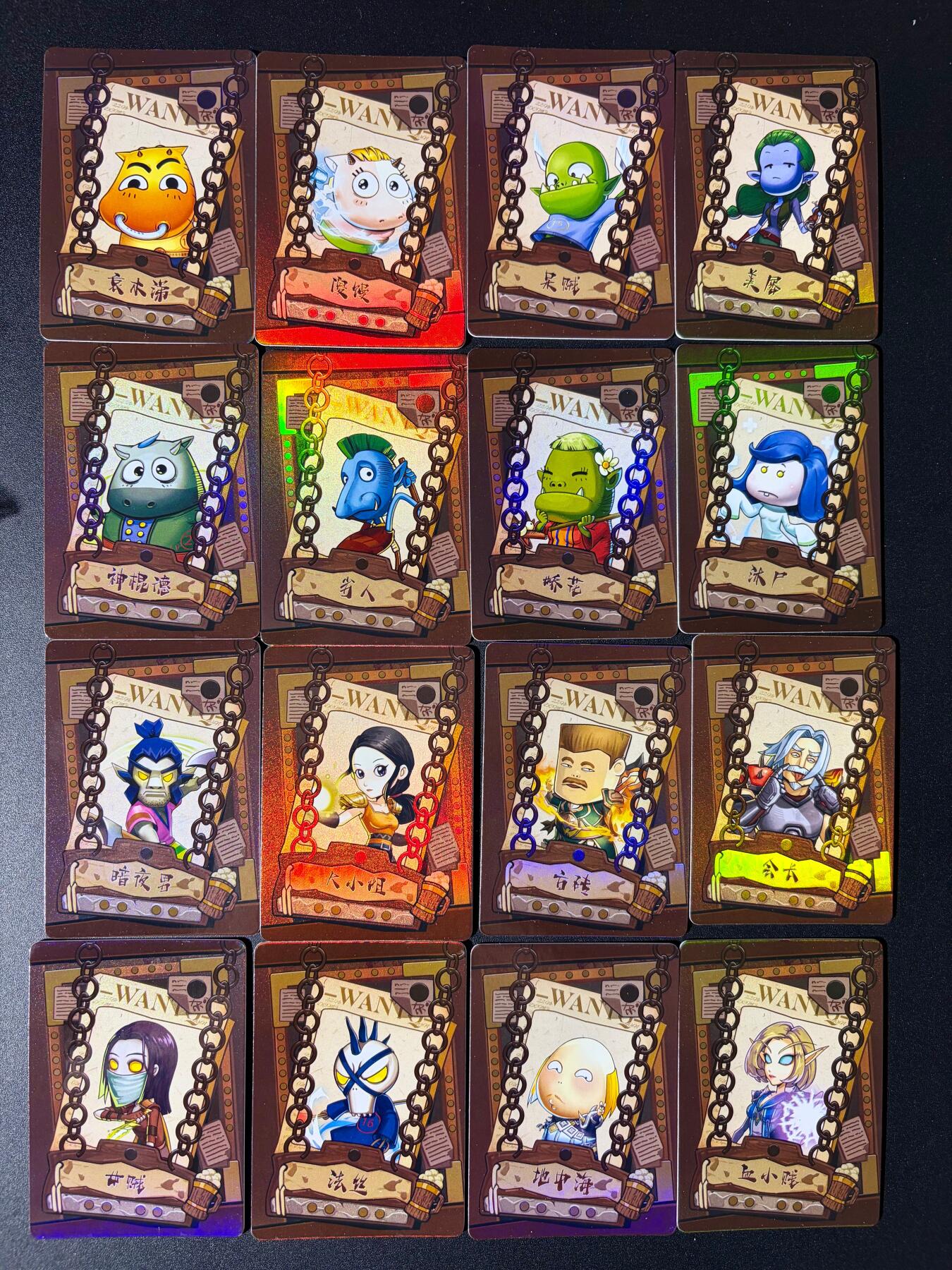 NO.23 好又多金牌大场，年前倒数第2期！每周一站式配齐，方便凑单！（周6晚8点截拍，卖家送拍0抽成！） 【套卡】经典怀旧 正版我叫MT 角色套卡16张 浮雕彩闪