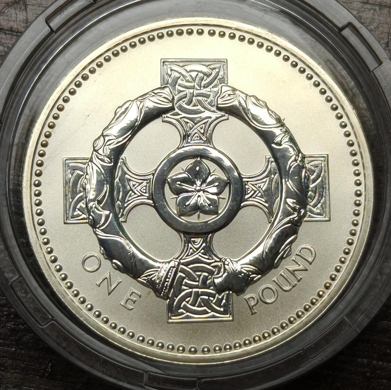 【春节前最后一拍，下一场3.3号】★第139加场★银币专场 不寄存，200包邮。不满200元，支付5元运费。《接受代拍 代送NGC评级》 112【无寄存】英国 2001年磨砂版（反精制） 1磅 银币