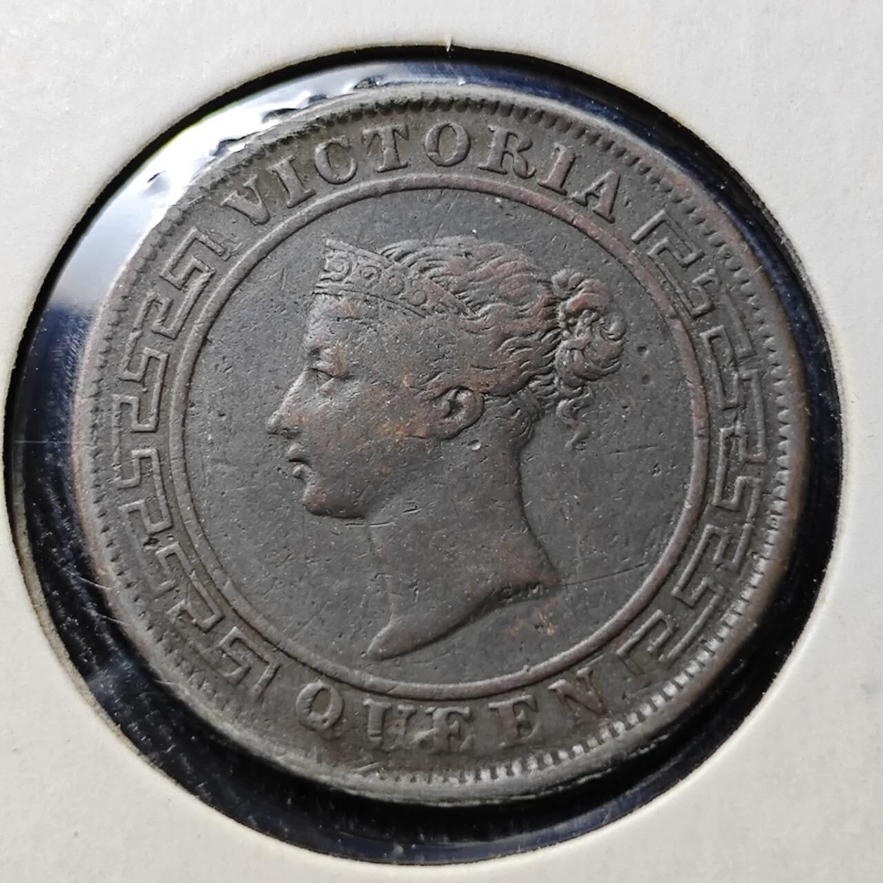 KK钱币收藏小铺  第398期 百期特拍（四拍之二） 2月预留时间 周末发货  1970英属锡兰维多利亚女王1分铜币