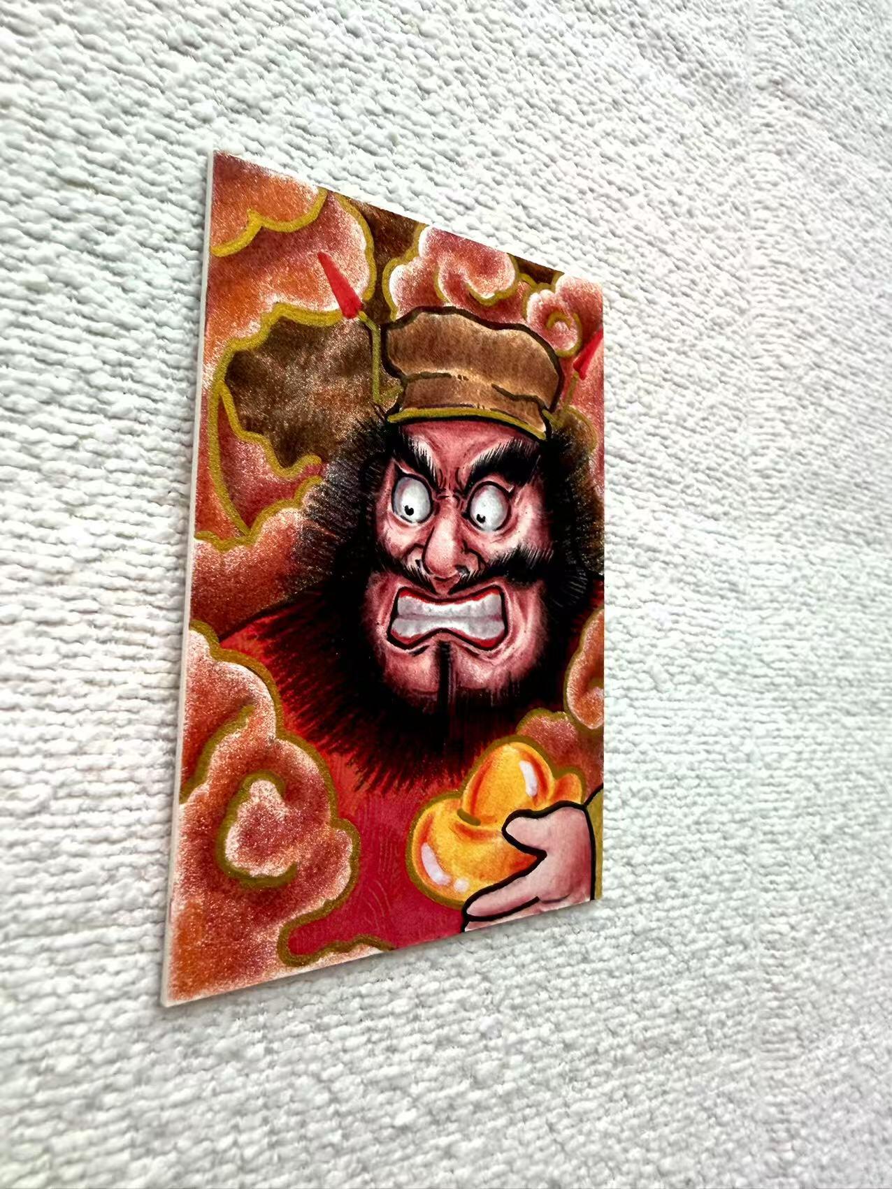 天玑星卡拍第167期《2.2周一截拍》持续收拍收评中 满赠卡需备注 【手绘卡】居子 钟馗 手绘卡