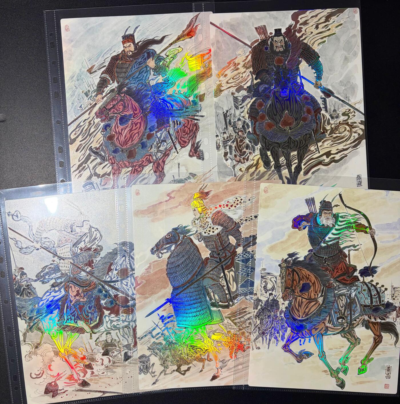 NO.23 好又多金牌大场，年前倒数第2期！每周一站式配齐，方便凑单！（周6晚8点截拍，卖家送拍0抽成！） 齐卡 王涌喆 三国五虎 精雕彩闪A4大卡5张