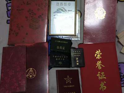 （制服徽章盛宴）罗岚⭐爱藏⭐甄选专拍第五场-分享拍场额外现金红包（实体经营） - 沈阳军区歌舞团老艺术家李林清套证（5表彰 4证件）包括总政、沈阳军区在内各类表彰等