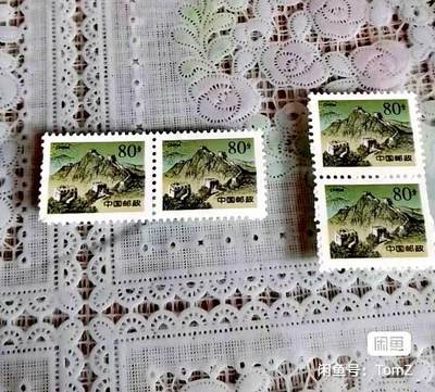 $宁静致远$ 2026年2月中国邮票拍卖 - 普29慕田峪上品横、竖双连各一件