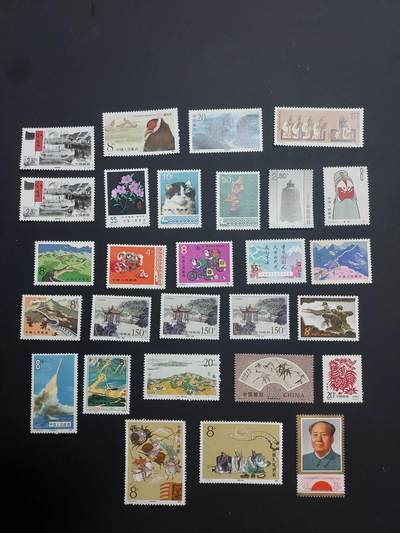 博彦收藏 TM  2月7日 8点邮票专场 全场包邮 - JT 散票一组，个别微黄，部分全品