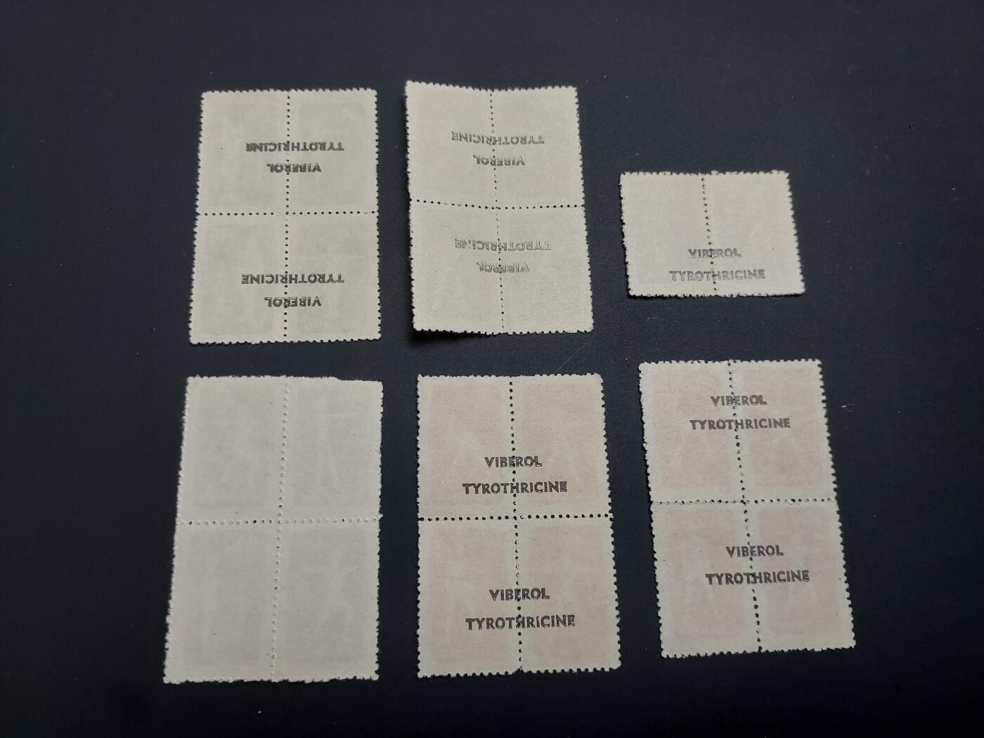 博彦收藏 TM  2月7日 8点邮票专场 全场包邮 特4 散票22枚，背后有戳印如图，上品