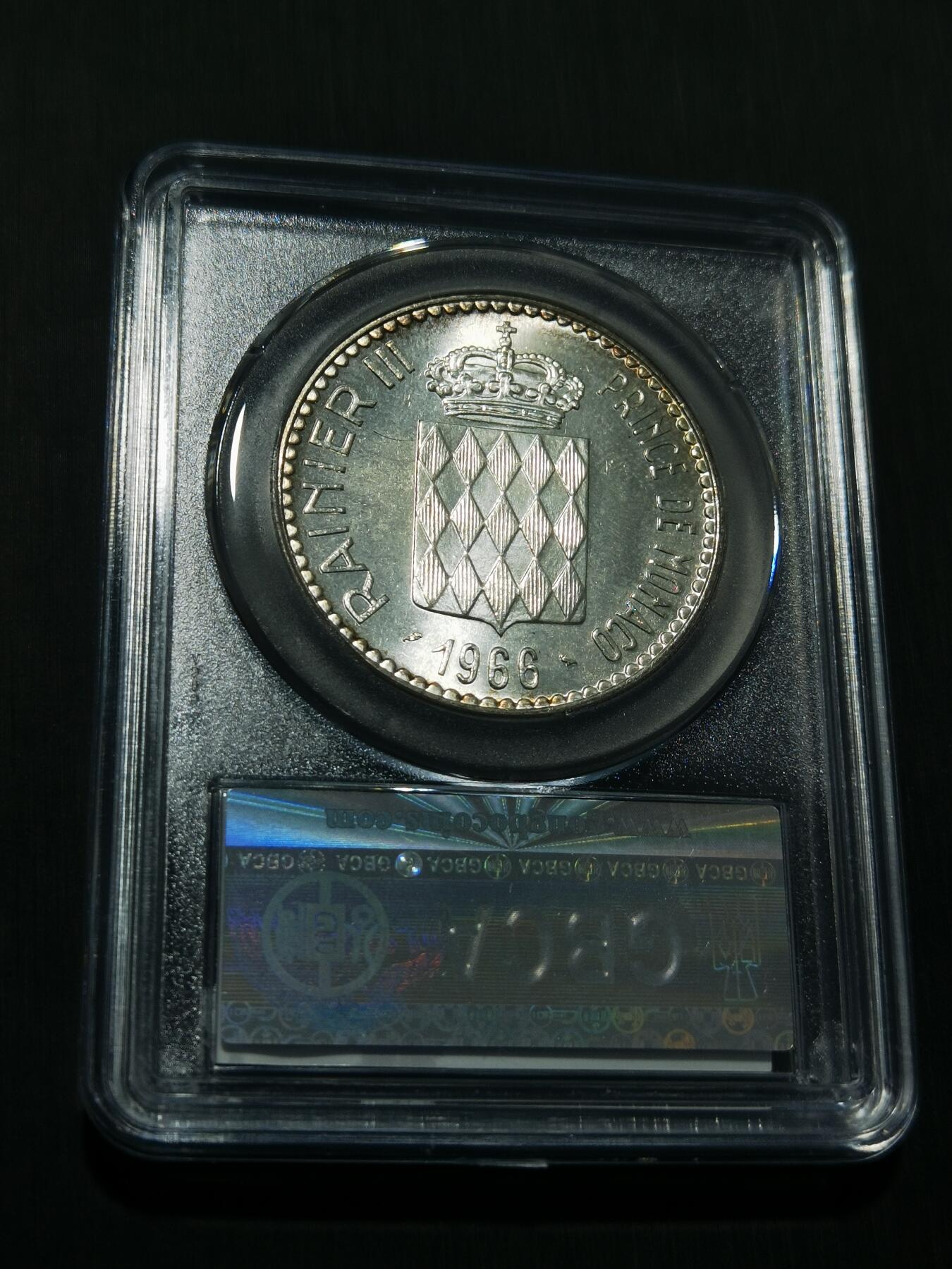 天下钱庄专场欢迎参拍 摩纳哥10法郎银币