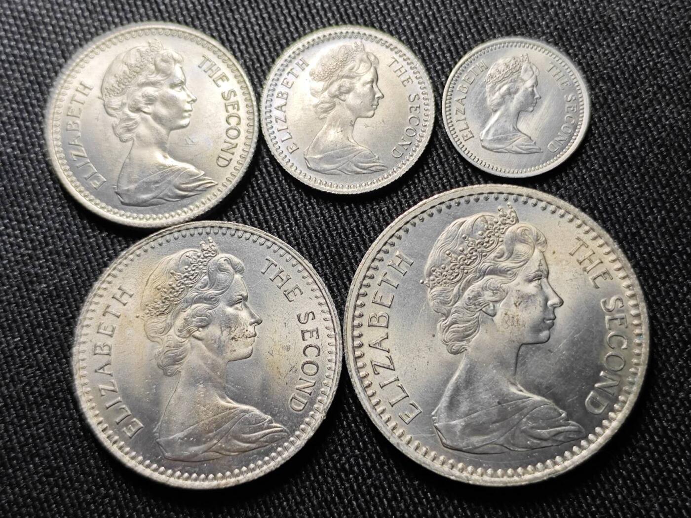 KK钱币收藏小铺  第398期 百期特拍（四拍之二） 2月预留时间 周末发货 罗得西亚大小面值一套 好品