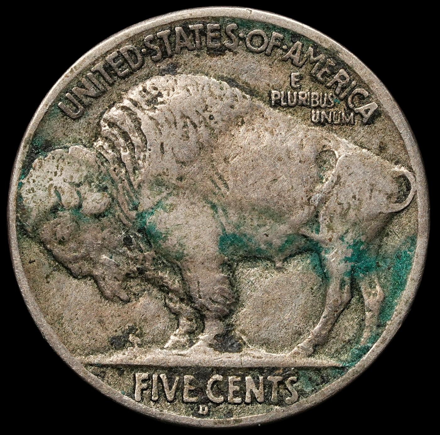 修遠堂世界钱币第103期 1915年美国5美分，D厂铭，少见的年份厂铭