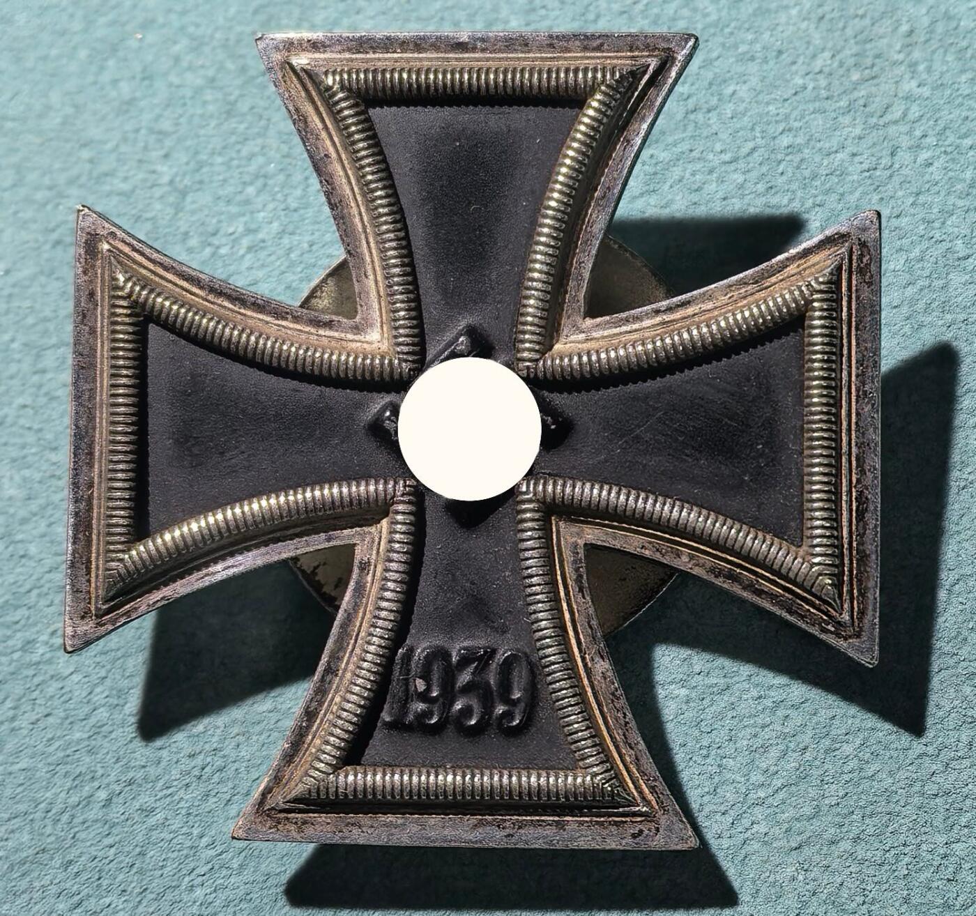 盛世勋华——号角文化勋章邮票专场拍卖第303期 德国（1939）一级铁十字勋章 圆盘版 带少见L59厂标（Alois Rettenmaier）