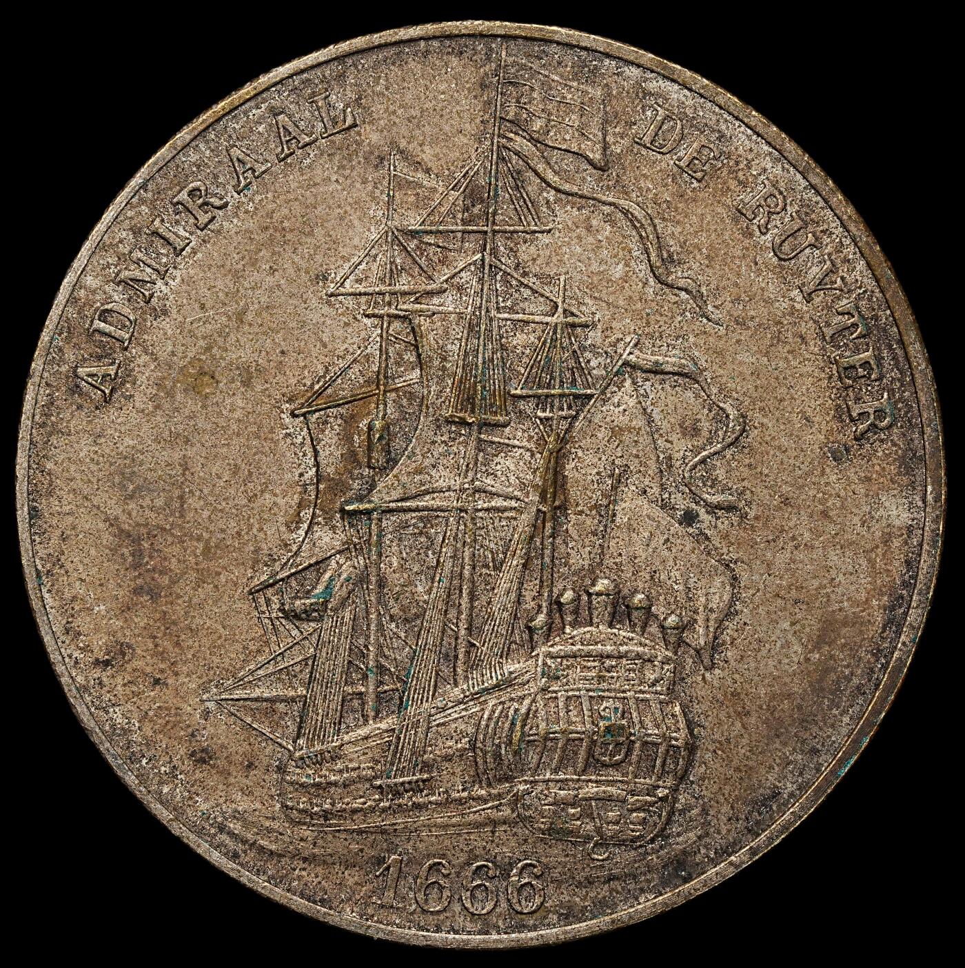 修遠堂世界钱币第103期 1922年丹麦哥本哈根荷兰展览会纪念章，32.06mm，12.89g