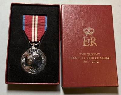 盛世勋华——号角文化勋章邮票专场拍卖第303期 - 英国伊丽莎白女王加冕60周年钻禧纪念章 带原盒