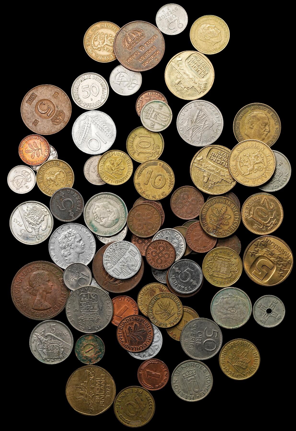 修遠堂世界钱币第103期 现代世界钱币约71枚