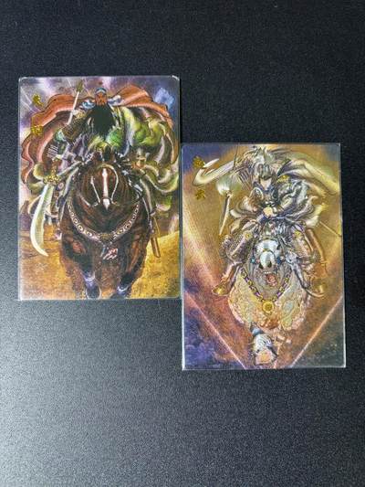 NO.23 好又多金牌大场，年前倒数第2期！每周一站式配齐，方便凑单！（周6晚8点截拍，卖家送拍0抽成！） - 昆仑万象 权迎东 签绘水浒二弹 关羽、赵云 粗闪各1张