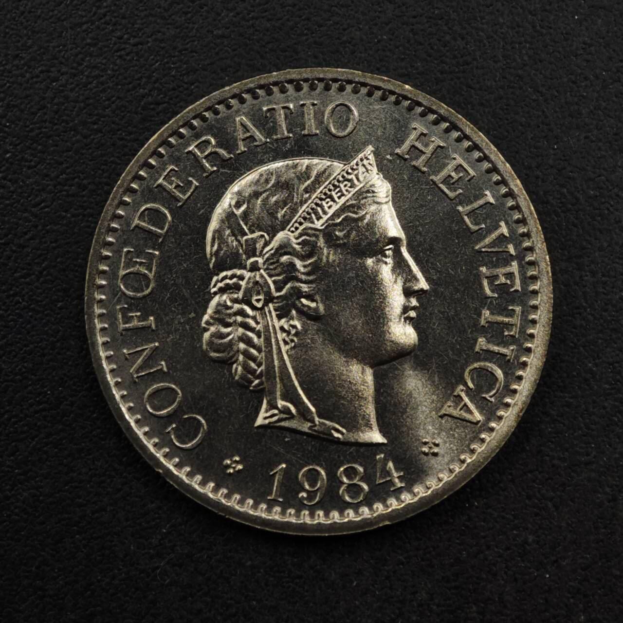 【淘币小摊】限时拍第八百五十八拍  散币场  满百包邮可预留两周  周一统一发货  瑞士1984年10分镍币