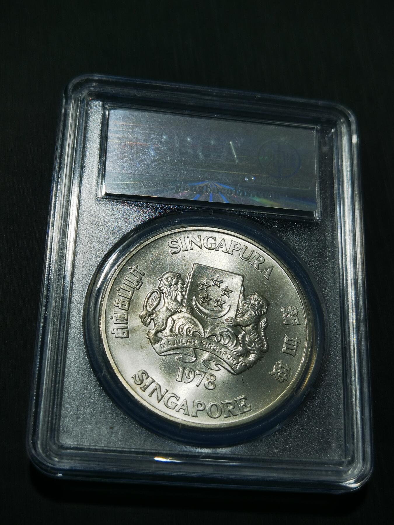 天下钱庄专场欢迎参拍 新加坡10元银币