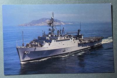 盛世勋华——号角文化勋章邮票专场拍卖第303期 - 美国冷战时期军舰专题明信片 美国海军“杜鲁特”号两栖运输舰 