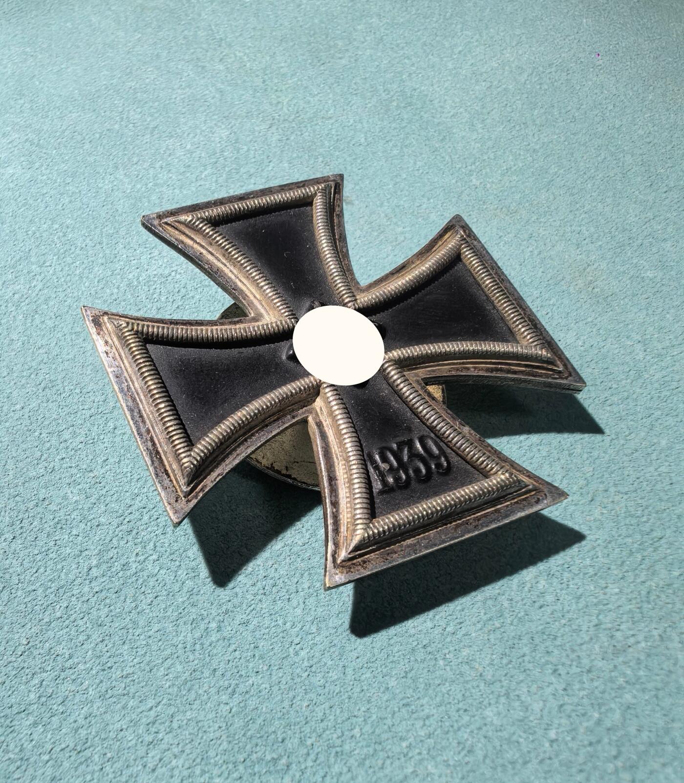 盛世勋华——号角文化勋章邮票专场拍卖第303期 德国（1939）一级铁十字勋章 圆盘版 带少见L59厂标（Alois Rettenmaier）