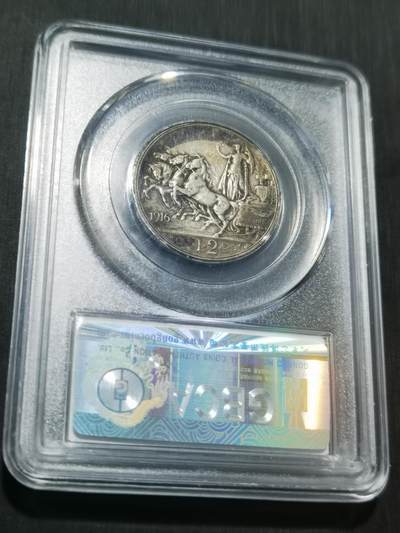 天下钱庄专场欢迎参拍 - 意大利胜利马车2里拉银币