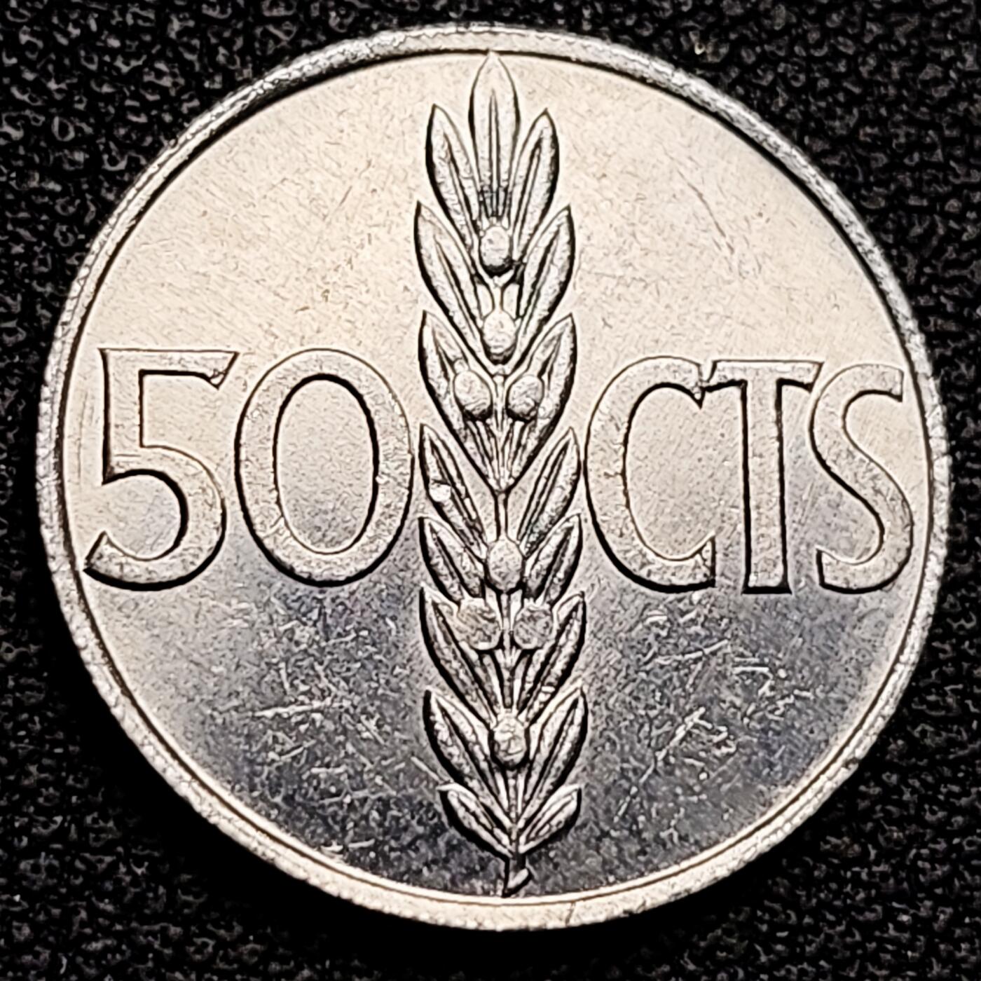 泉币菌-第180场- 精品福利场 弗朗西斯科佛朗哥 西班牙1966-年50分铝制人物硬币 20毫米 1g