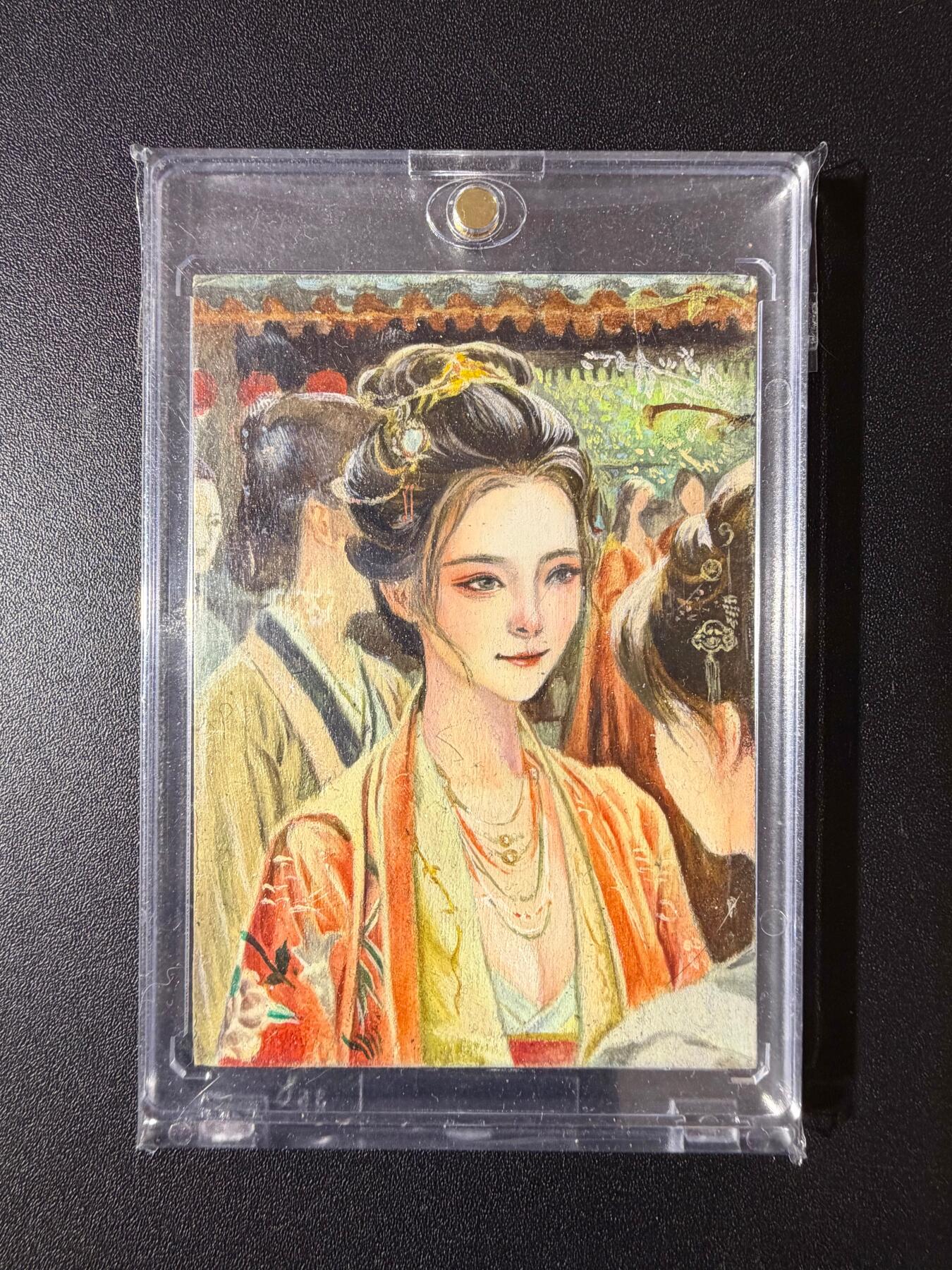 NO.23 好又多金牌大场，年前倒数第2期！每周一站式配齐，方便凑单！（周6晚8点截拍，卖家送拍0抽成！） 【1/1手绘卡】魔画堂 画师三果 古风美女【凤眼含春藏秀气，檀唇轻启吐兰芝】