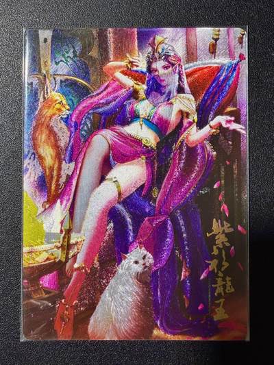 NO.23 好又多金牌大场，年前倒数第2期！每周一站式配齐，方便凑单！（周6晚8点截拍，卖家送拍0抽成！） - 鼎好卡牌 武侠预告卡 紫衫龙王黛绮丝 粗闪