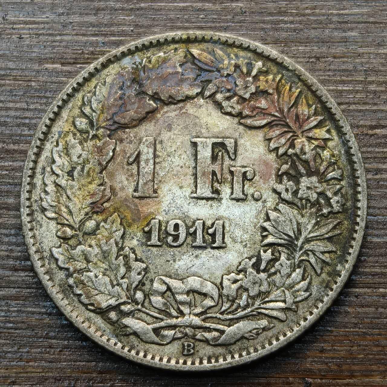 【春节前最后一拍，下一场3.3号】★第139加场★银币专场 不寄存，200包邮。不满200元，支付5元运费。《接受代拍 代送NGC评级》 74【无寄存】瑞士 1911年 1法郎 银币