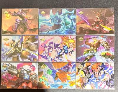 NO.23 好又多金牌大场，年前倒数第2期！每周一站式配齐，方便凑单！（周6晚8点截拍，卖家送拍0抽成！） - 王者荣耀卡牌 横版第八弹 一套9张 粗闪