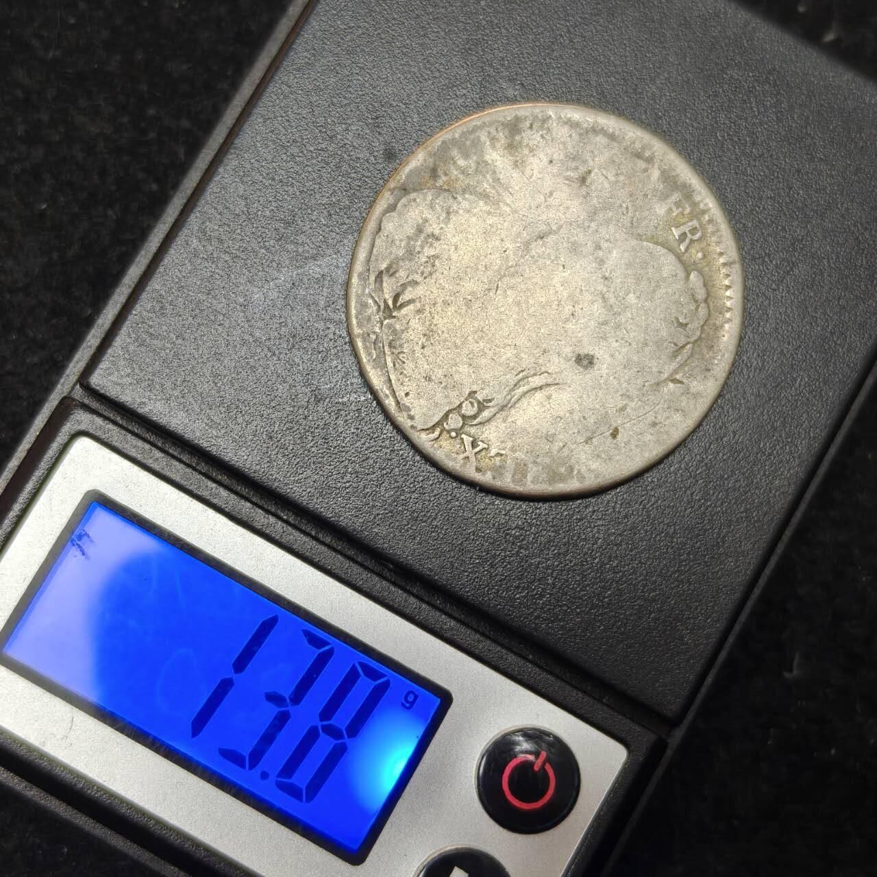 【春节前最后一拍，下一场3.3号】★第139加场★银币专场 不寄存，200包邮。不满200元，支付5元运费。《接受代拍 代送NGC评级》 130【无寄存】法国银币 重13.8g 直径约32.6mm