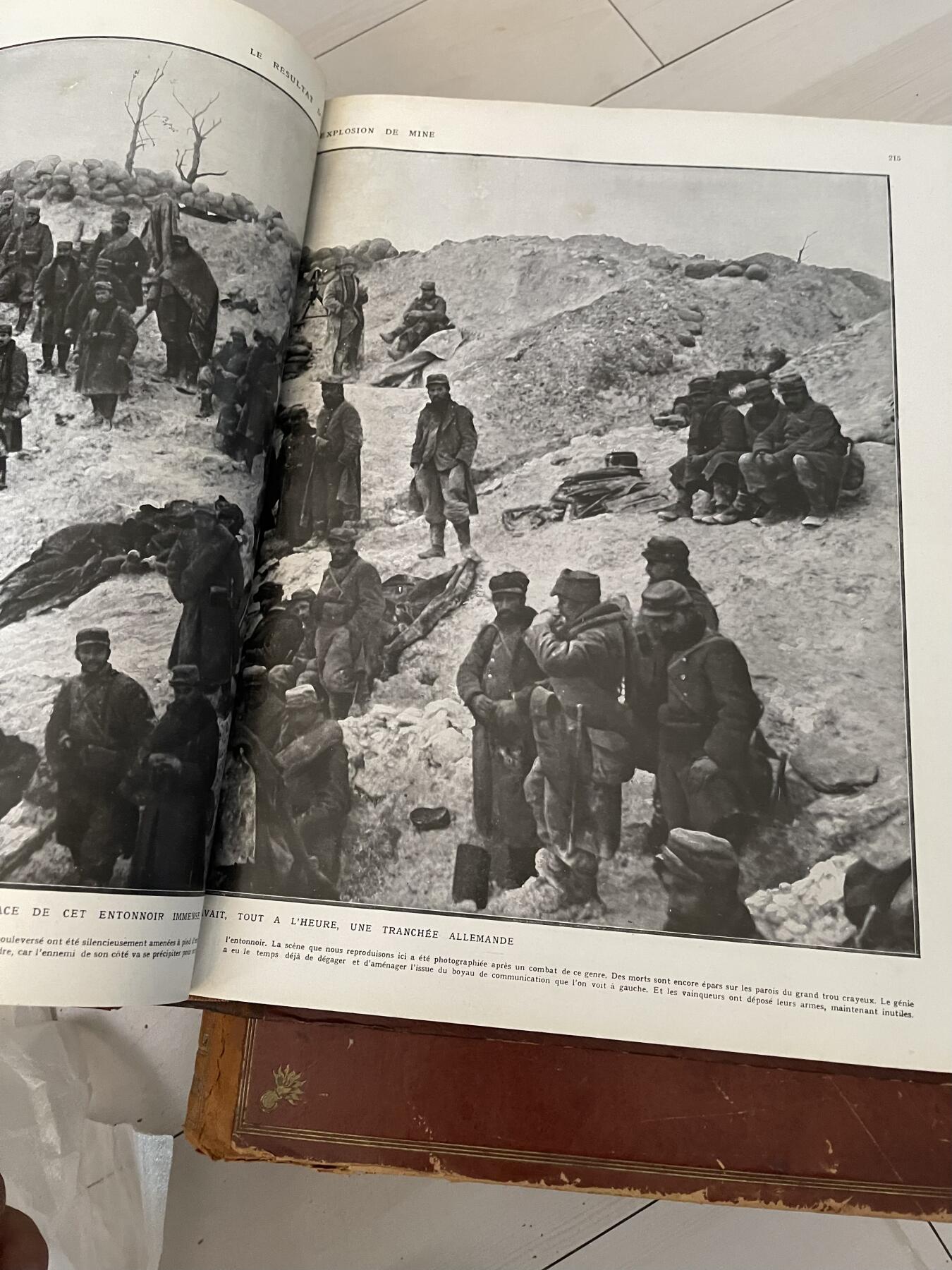 三本1922和1926年出版法国一战纪念画册图片书一本500第一次世界大战（可交换朝鲜章）