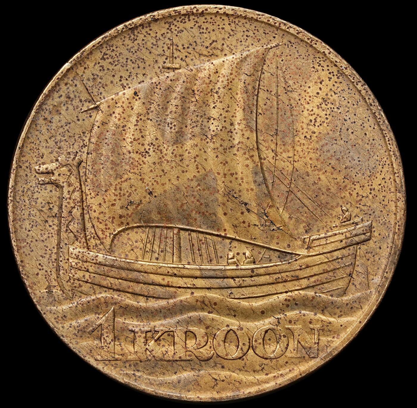 修遠堂世界钱币第103期 1934 年爱沙尼亚共和国1克朗