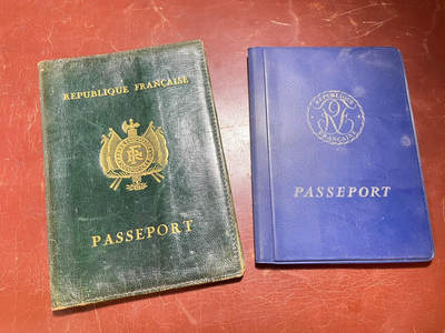 法国老版本过期护照真品原版收藏外皮和内胆（接受交换朝鲜苏联勋章） - 法国老版本过期护照真品原版收藏外皮和内胆（接受交换朝鲜苏联勋章）