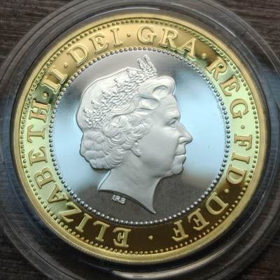 【春节前最后一拍，下一场3.3号】★第139加场★银币专场 不寄存，200包邮。不满200元，支付5元运费。《接受代拍 代送NGC评级》 - 134【无寄存】英国 2000年 2磅银币 