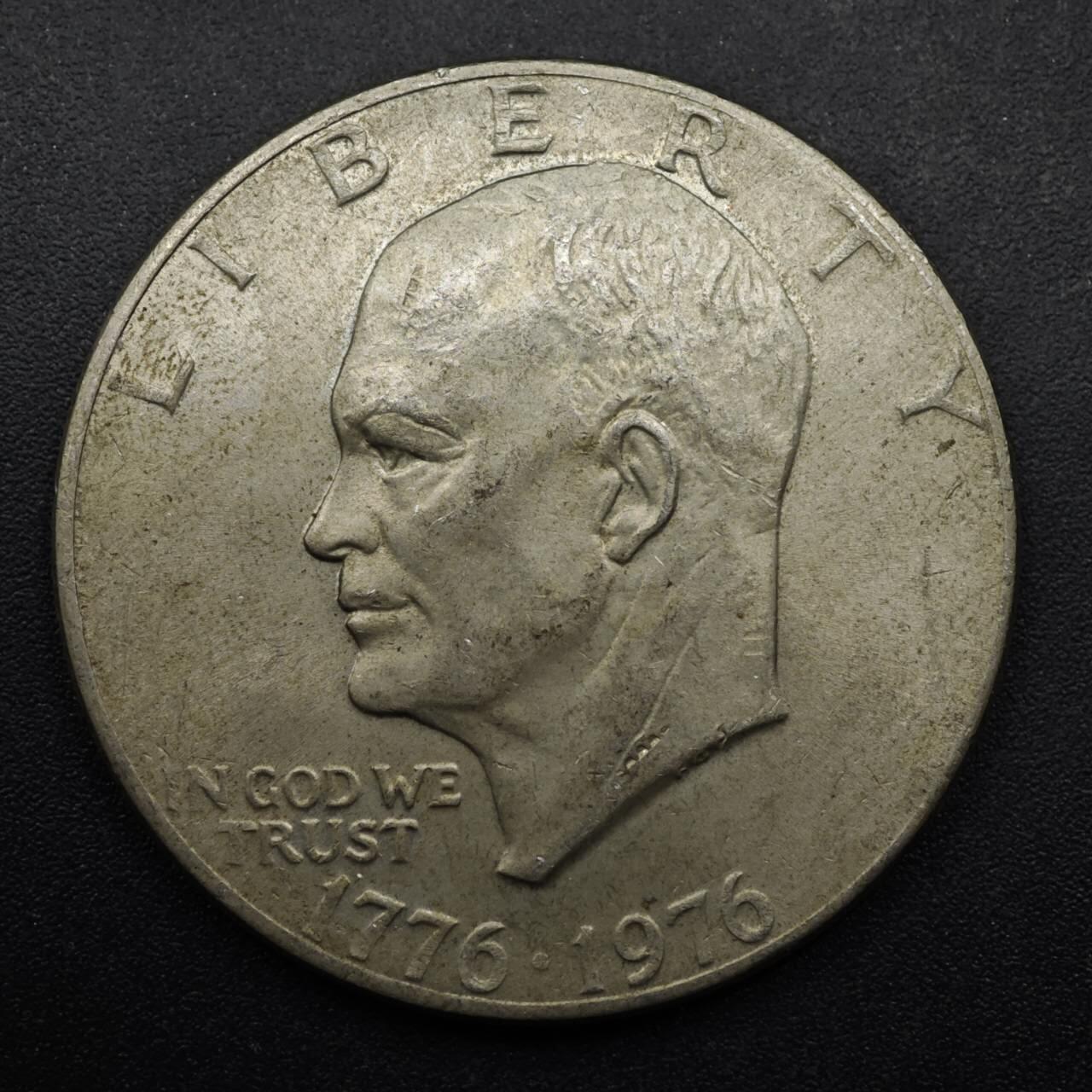 【淘币小摊】限时拍第八百五十八拍  散币场  满百包邮可预留两周  周一统一发货  美国1976年建国200周年美元