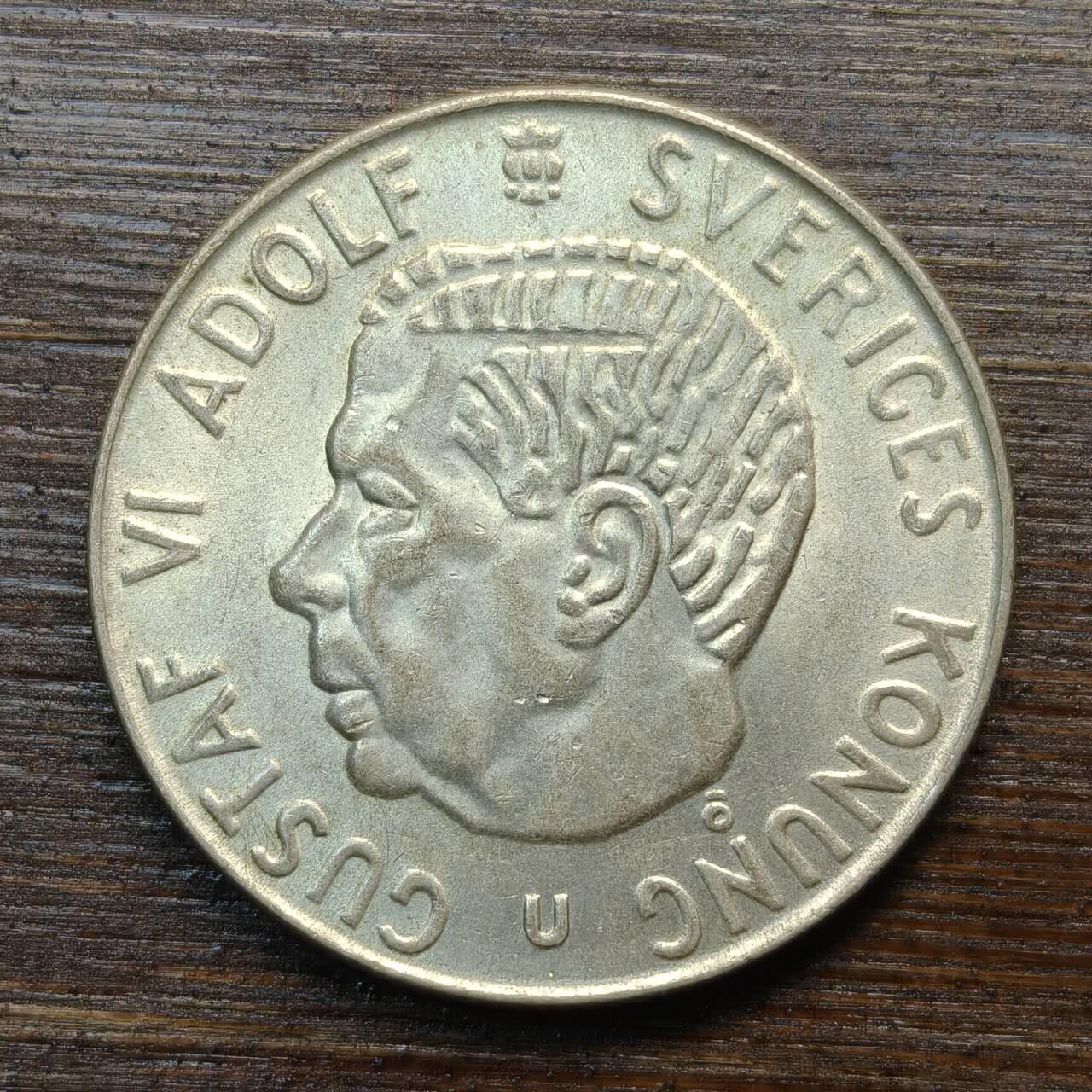 【春节前最后一拍，下一场3.3号】★第139加场★银币专场 不寄存，200包邮。不满200元，支付5元运费。《接受代拍 代送NGC评级》 31【无寄存】瑞典 1967年 1克朗 银币