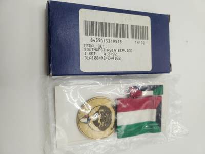南水社第二次拍卖 海湾战争美军科威特解放奖章 商业版 包装未开