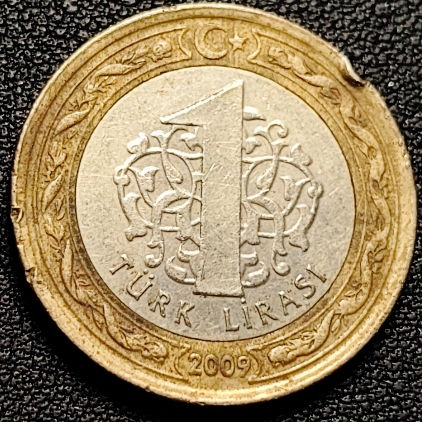 泉币菌-第180场- 精品福利场 土耳其1里拉双色币 凯末尔总统 26mm