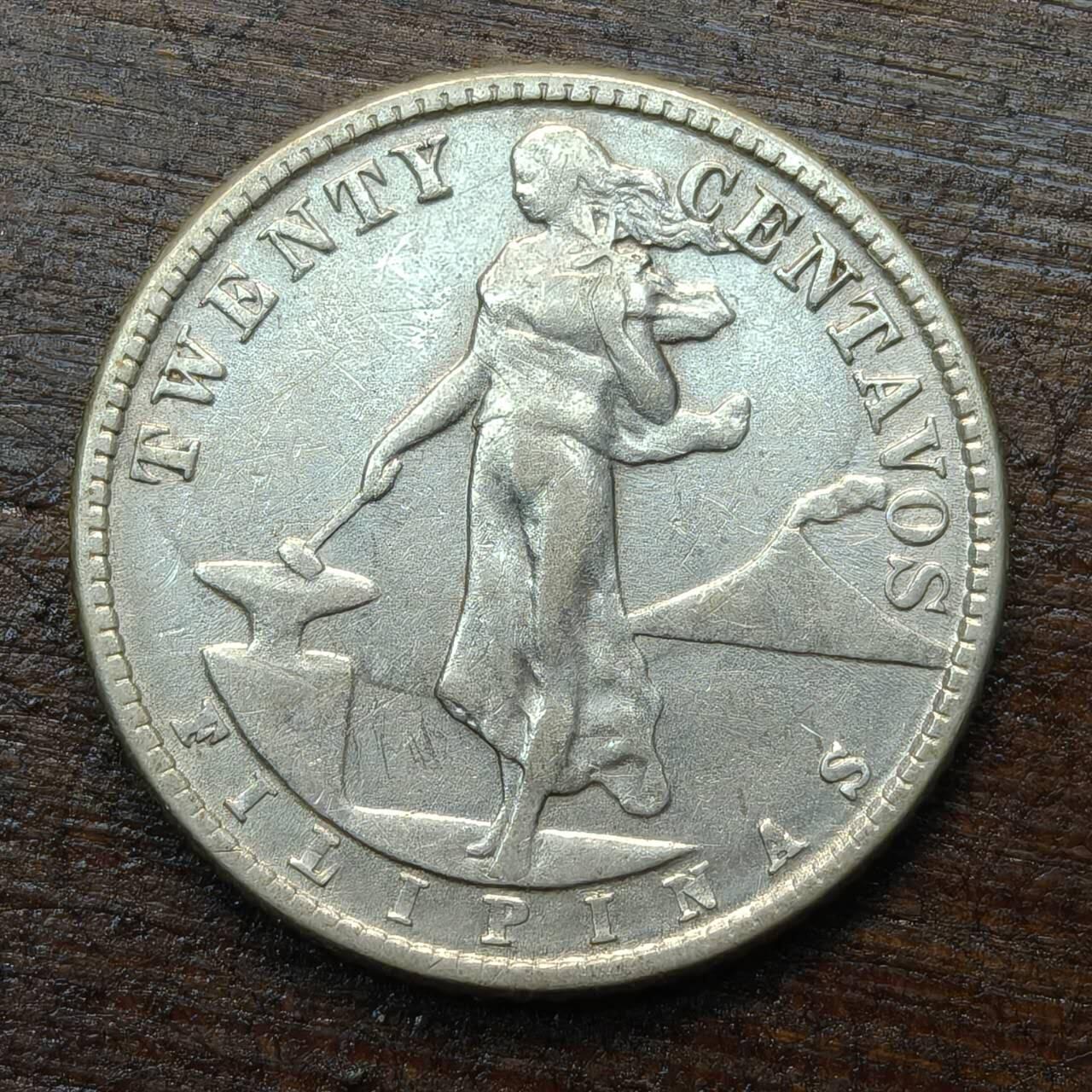 【春节前最后一拍，下一场3.3号】★第139加场★银币专场 不寄存，200包邮。不满200元，支付5元运费。《接受代拍 代送NGC评级》 115【无寄存】菲律宾 1944年 20分 银币