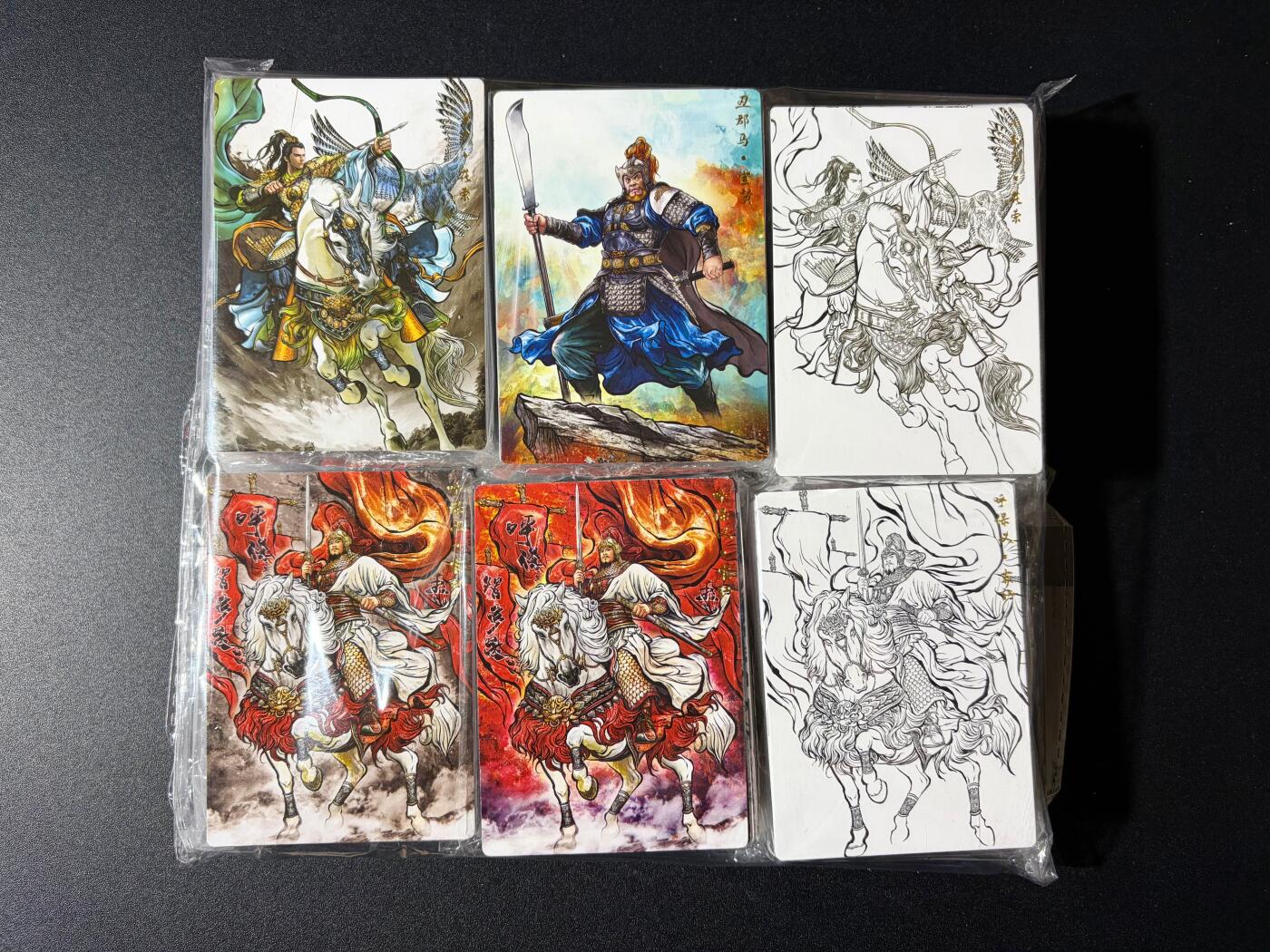 NO.23 好又多金牌大场，年前倒数第2期！每周一站式配齐，方便凑单！（周6晚8点截拍，卖家送拍0抽成！） 【套卡】卡德曼 张建东水浒精雕三工艺357张大全套（54+14+51=119张*3)108将全加11张特卡 原色/墨色/线稿