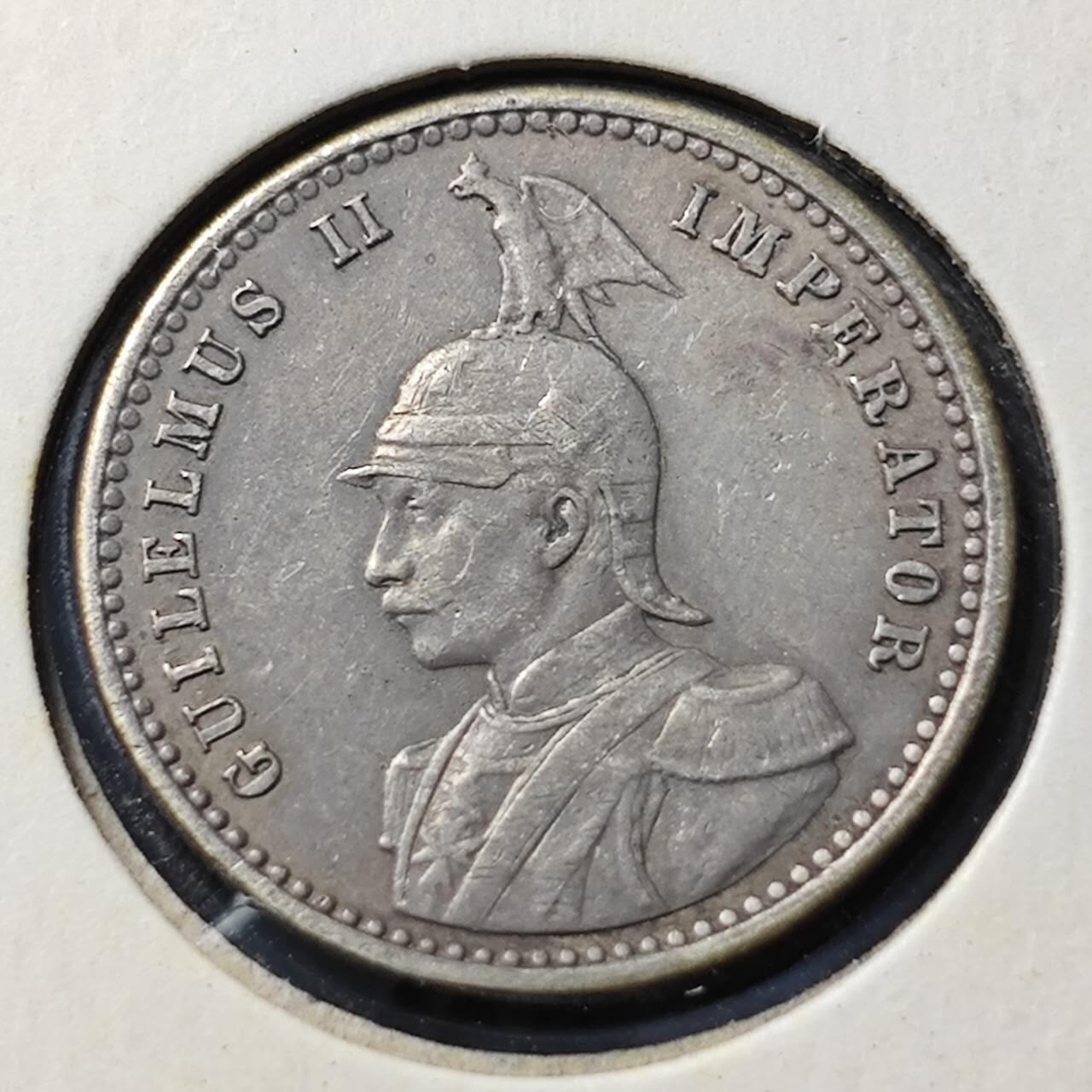 KK钱币收藏小铺  第398期 百期特拍（四拍之二） 2月预留时间 周末发货  1891德属东非1/4卢比银币 发行量53万