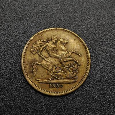 【淘币小摊】限时拍第八百六十拍  老铜币场  满百包邮可预留两周  周一统一发货  - 英国维多利亚马剑袖珍铜代币