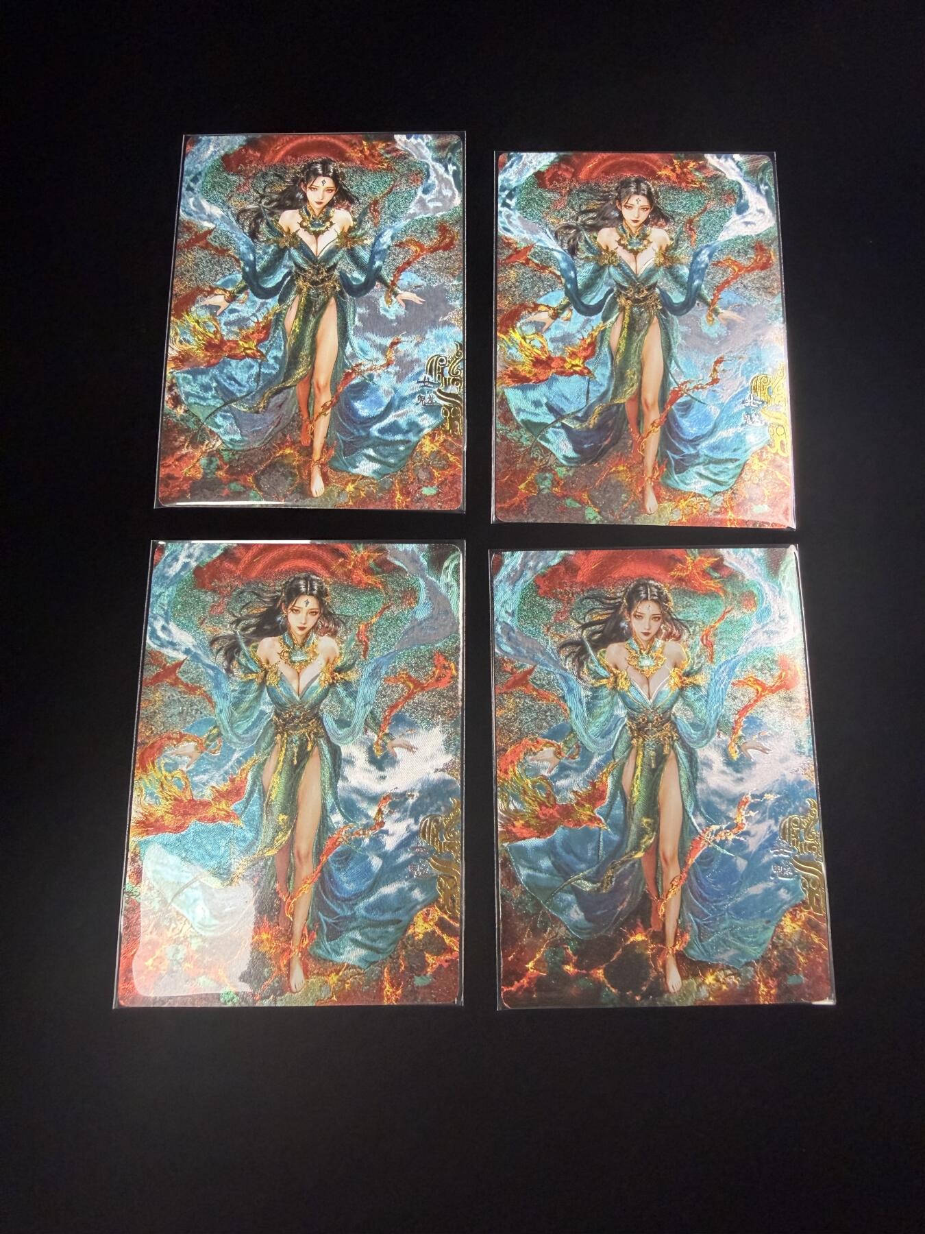 奇点卡牌多宫场 年关将至 感谢这小半年各位卡友大佬的支持 剩余库存都以多宫的方式挂掉 10号快递停运 还能上俩期 大部分卡年前挂完 年后就不会再上新了 年后新卡继续！提前祝各位卡友新年快乐 身体健康 马到成功！ 奇点卡牌 宗rich玄灵谱 女魃粗闪4宫