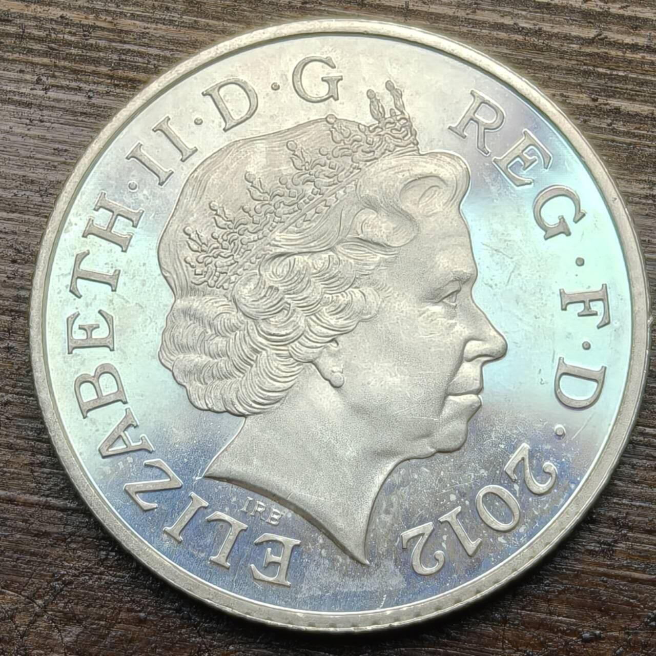 【春节前最后一拍，下一场3.3号】★第139加场★银币专场 不寄存，200包邮。不满200元，支付5元运费。《接受代拍 代送NGC评级》 132【无寄存】英国 10便士 2012年 银币