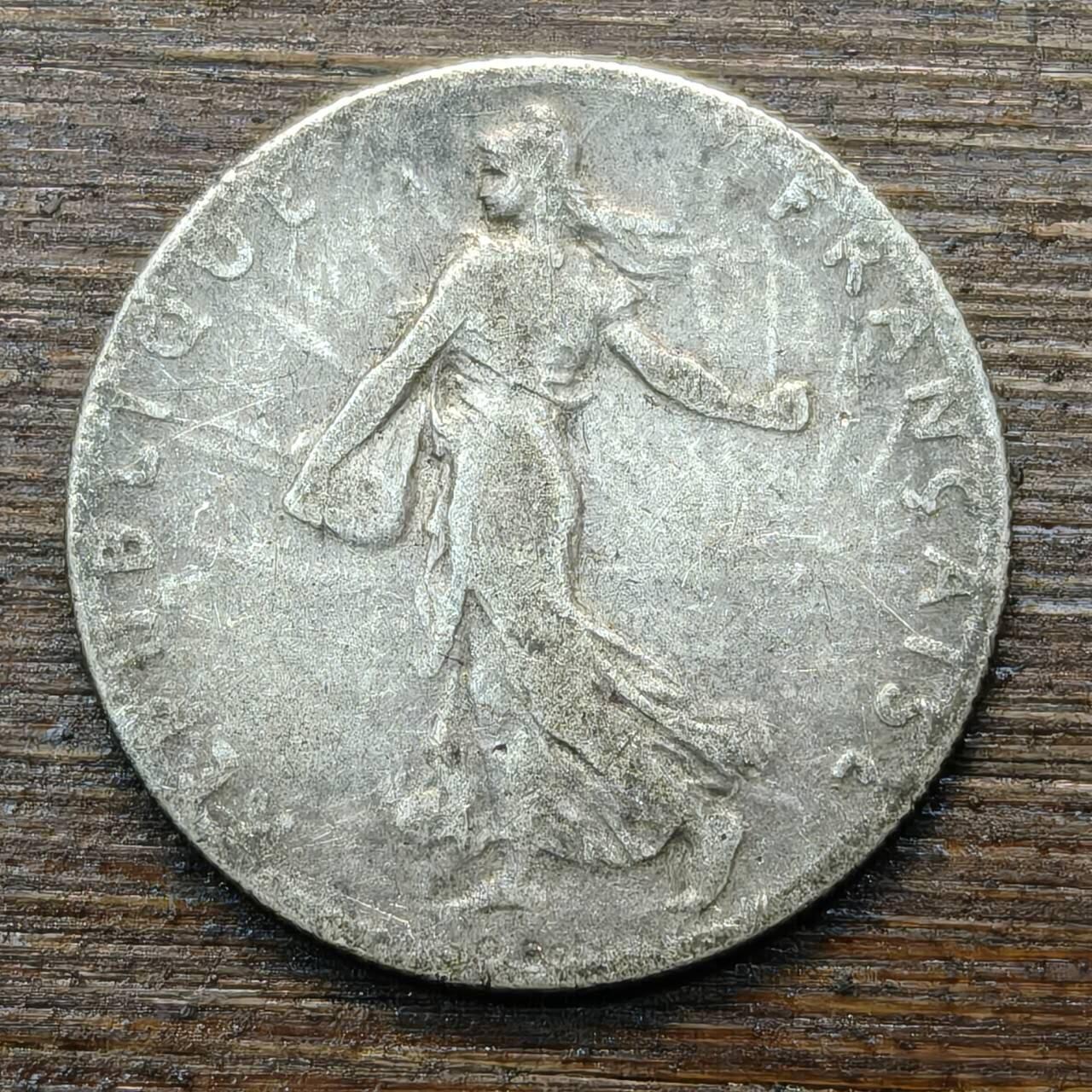 【春节前最后一拍，下一场3.3号】★第139加场★银币专场 不寄存，200包邮。不满200元，支付5元运费。《接受代拍 代送NGC评级》 98【无寄存】法国 1912年 50分 银币