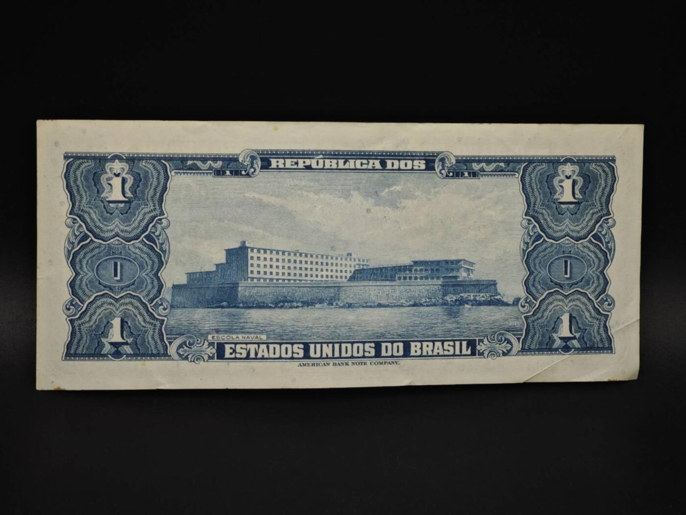 【淘币小摊】实时拍第八百五十九拍   无佣金福利纸币场   满百包邮可预留二周 每周一统一发货   巴西1克鲁塞罗纸币【有折】