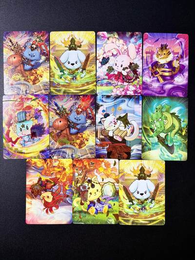 NO.23 好又多金牌大场，年前倒数第2期！每周一站式配齐，方便凑单！（周6晚8点截拍，卖家送拍0抽成！） - 焱卡 燎原三国豪杰传Q版散卡11张